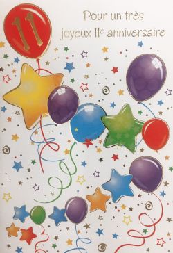 // 11 AN - POUR UN TRÈS JOYEUX 11E ANNIVERSAIRE! - DE ROSEDALE